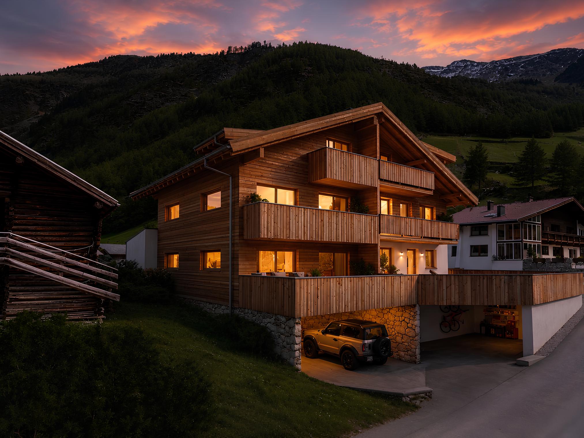 chalet-styrolia2-bild-visualisierung-aussenansicht-abendstimmung (1)